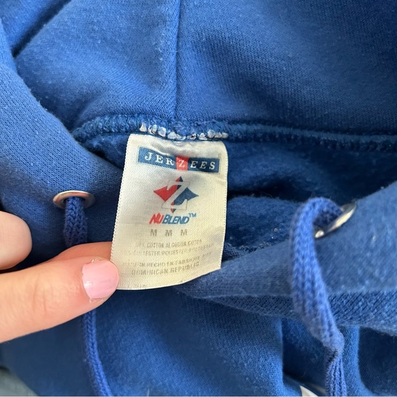 “Breaststroke USA” Competitive Swimming Blue Hoodie - Picture 5 of 6